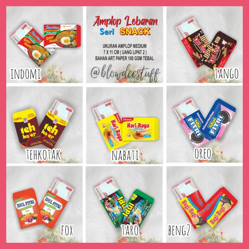 

Blowdee Amplop Lebaran Unik Snack Kekinian