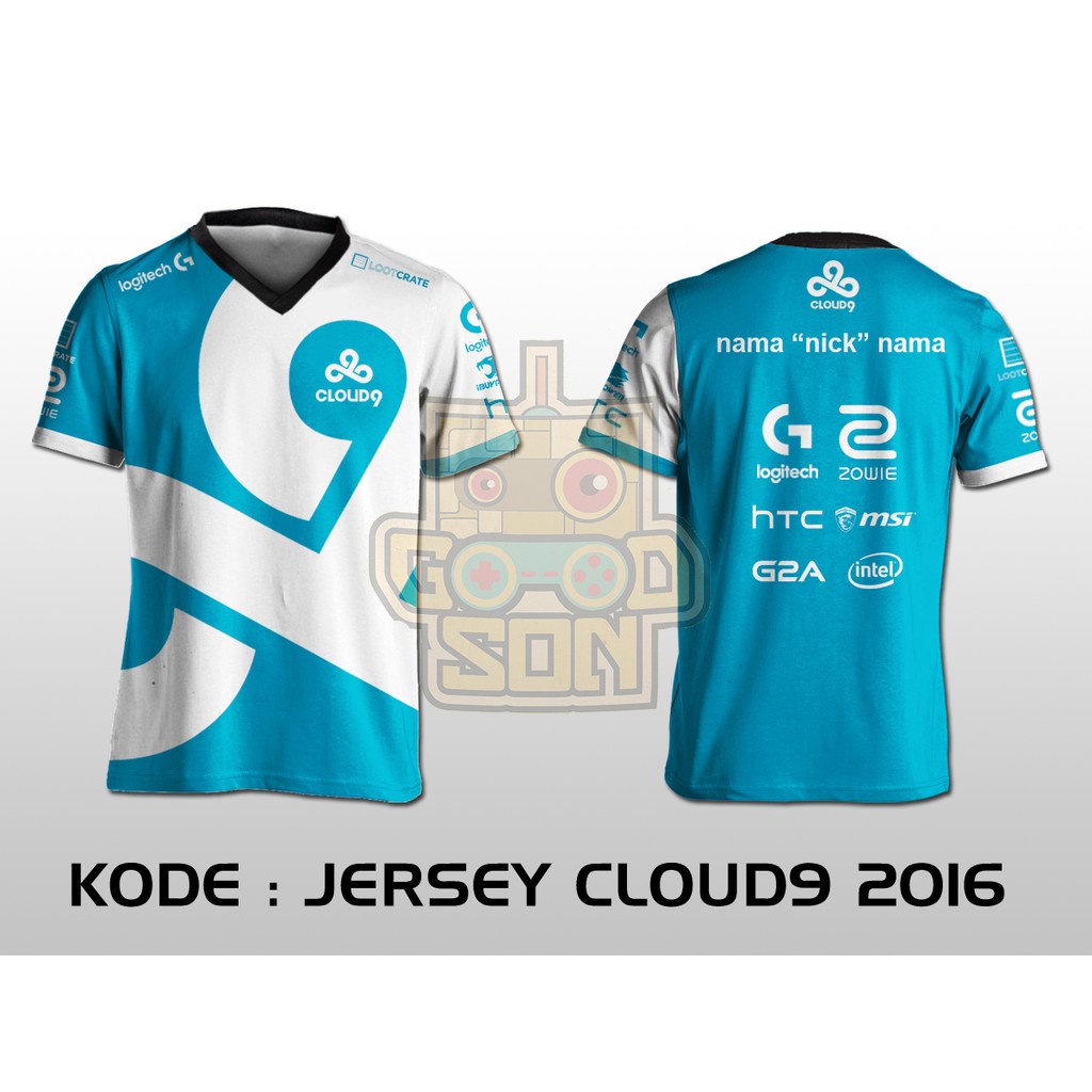 cloud 9 gaming jersey
