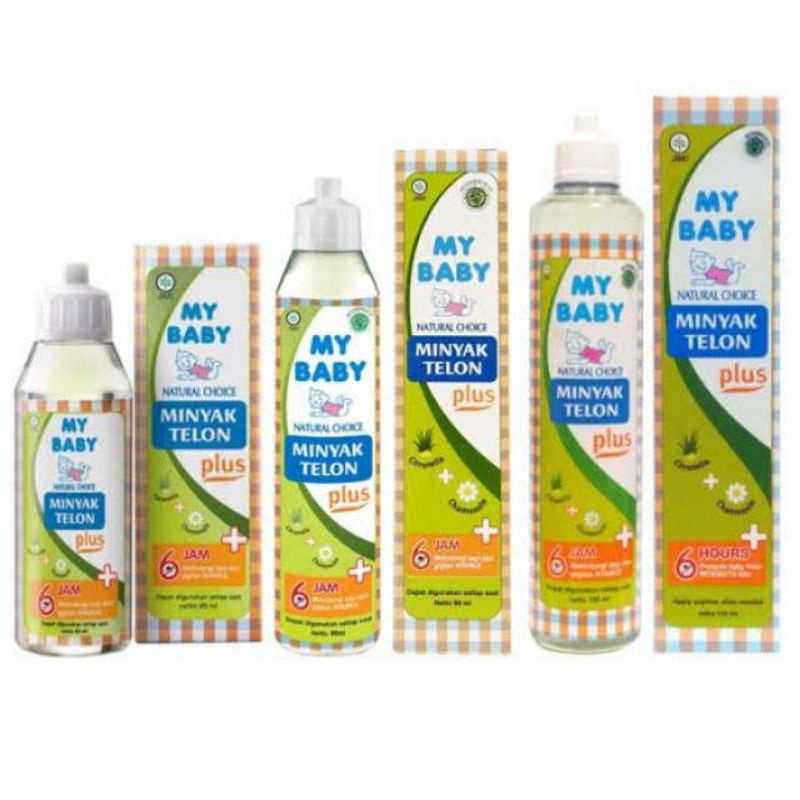 My Baby Minyak Telon Eucalyptus 60ml/90ml/150ml || Anti Nyamuk Selama 8 Jam