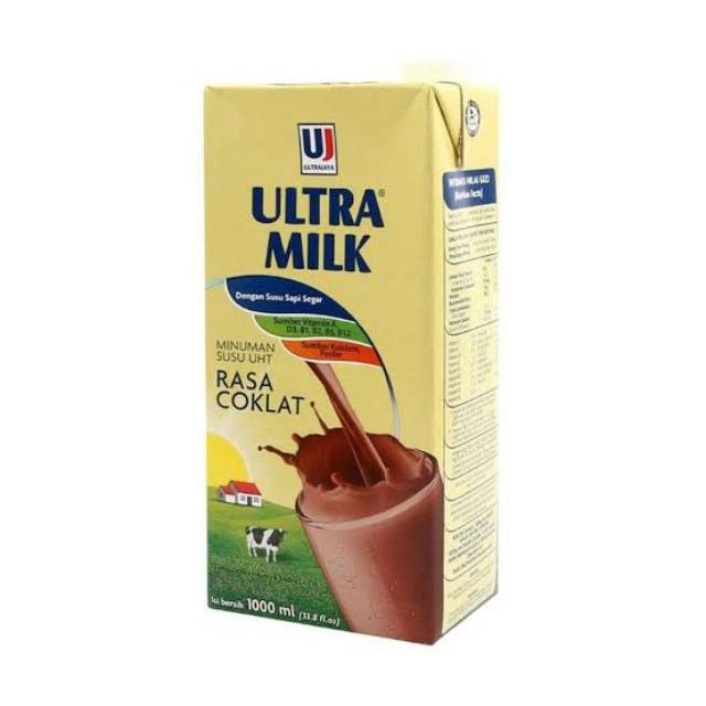 Surabaya Gosend dus susu cair uht ultra milk 1L 1000ml