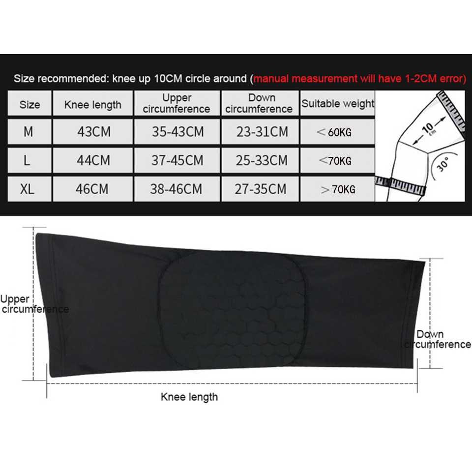 Paling Dicari ! REXCHI Pelindung Lutut Knee Support Pad Braces Olahraga - HX002