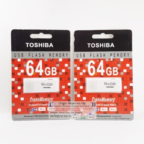 Flashdisk TOSHIBA HAYABUSA 64GB 64 GB Original OEM Flashdrive