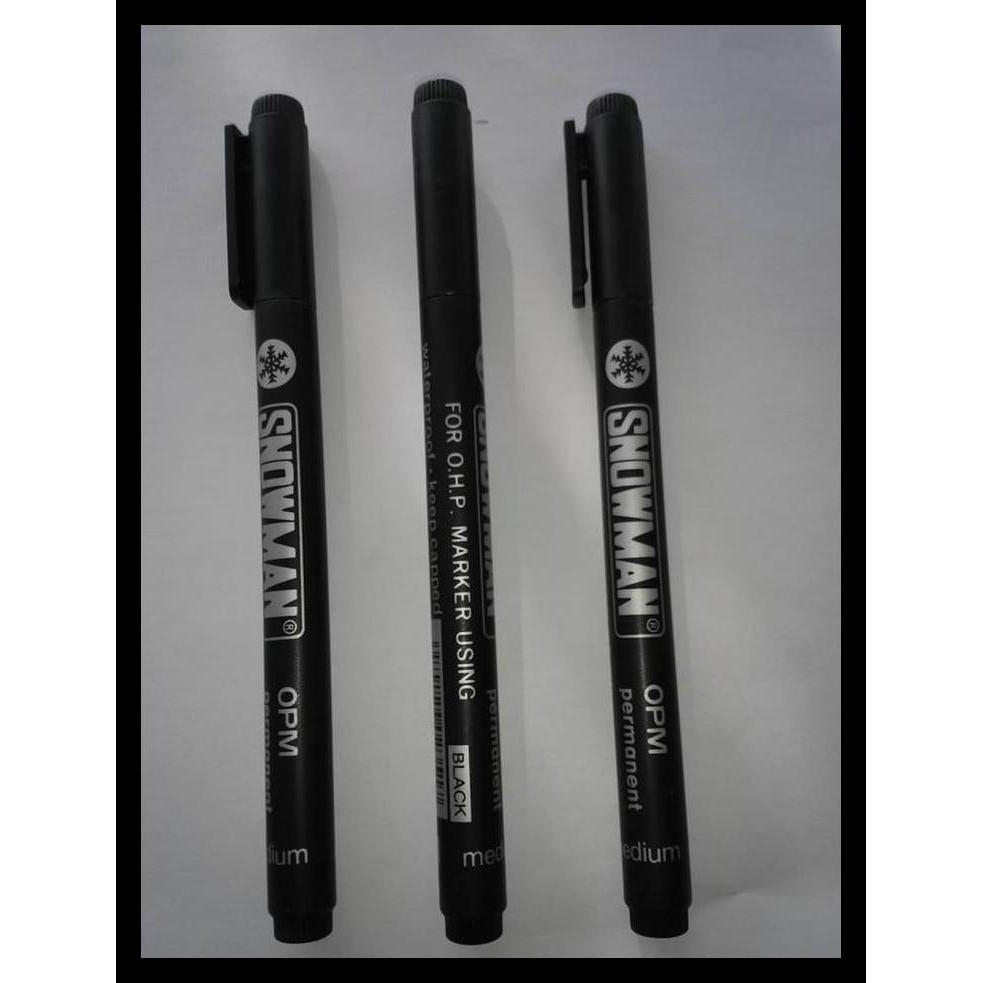 

HOT PROMO PEN SNOWMAN PERMANENT (TULIS DI MIKA U/ OHP, DI PLASTIK) BARANG TERUPDATE