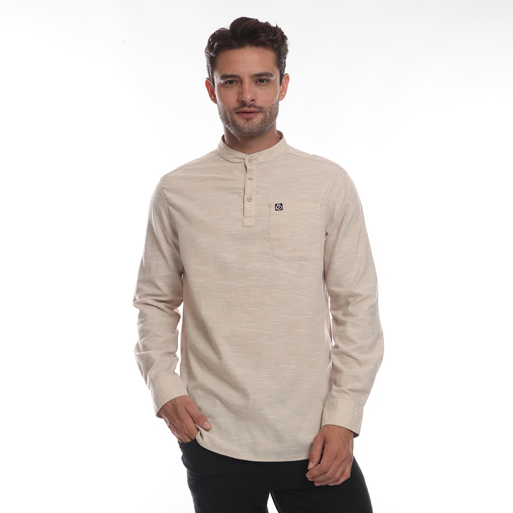 Juice Ematic Kemeja Lengan Panjang Pria Kuning Pucat Lilux MSHL24613-KHK Planet Surf