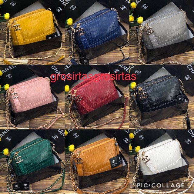 tas slempang nagita mini croco free box uk 20x14