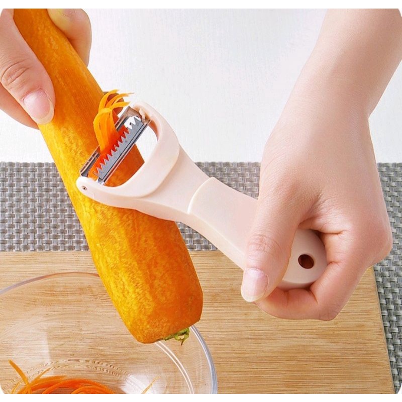 Vinztstore - Peeler 2in1 / Pengupas Kulit Buah / Pengupas Buah dan Sayur / Peeler Serbaguna / Harga Murah / Bisa COD