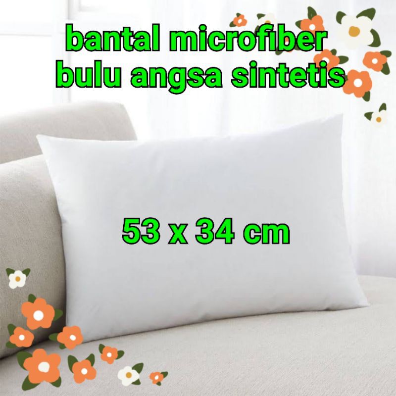 Bantal tidur anak balita empuk microfiber bulu angsa sintetis
