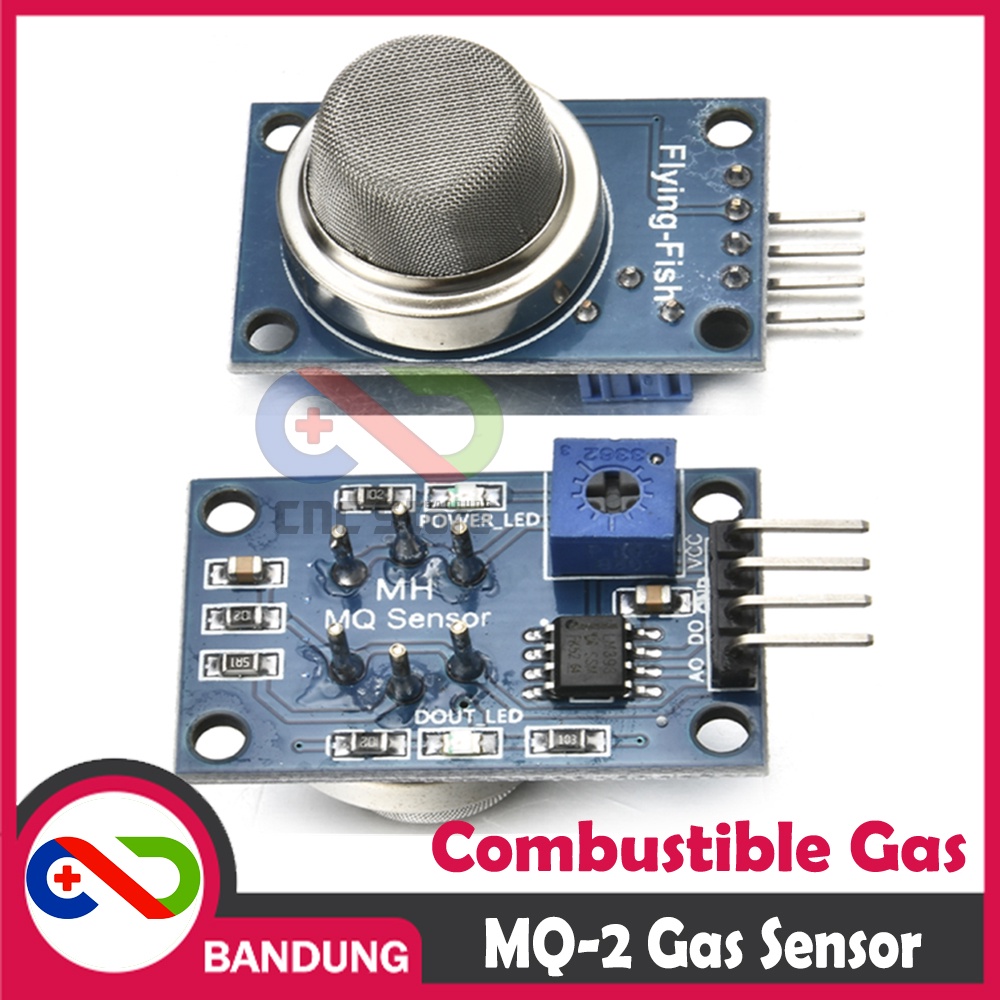 MQ-2 MQ2 LPG BUTANE METHANE GAS SMOKE SENSOR MODULE FOR ARDUINO