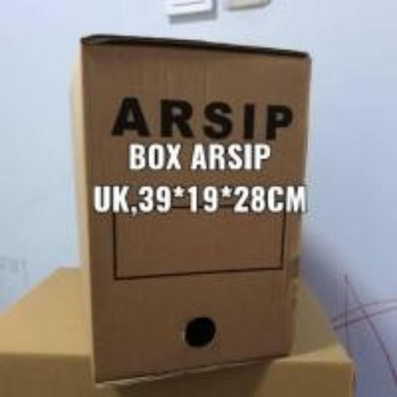 

Kardus Arsip 39x19x28 cm standar tebal polosan luar dalam