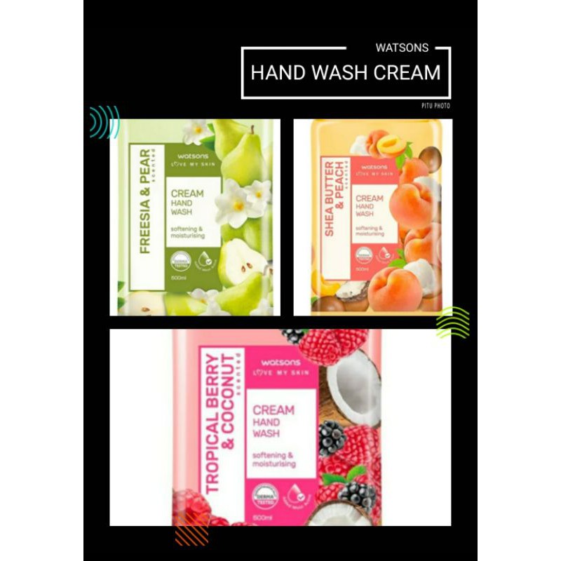 HAND WASH 500ML WATSONS / HANDWASH / SABUN / SABUN CUCI TANGAN