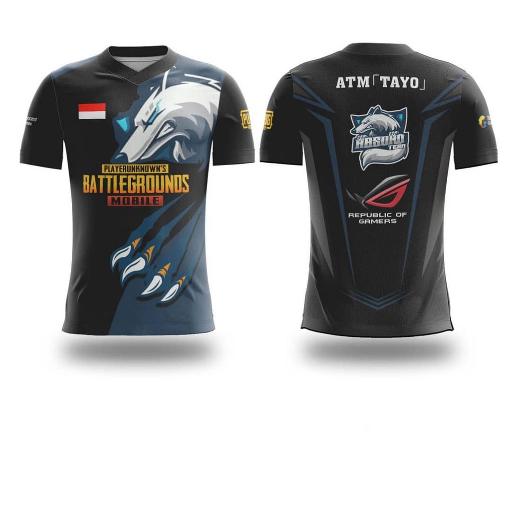Kaos Jersey PUBG Esport Costum