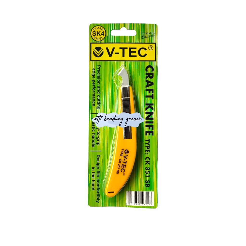 

V-Tec Craft Knife Type CK-351 SB / VTec Cutter Acrylic CK-351 SB / Cutter Pemotong Acrylic V-Tec