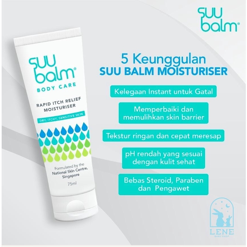 Suu Balm Rapid Itch Relief Moisturiser Adult 75ml / 350ml