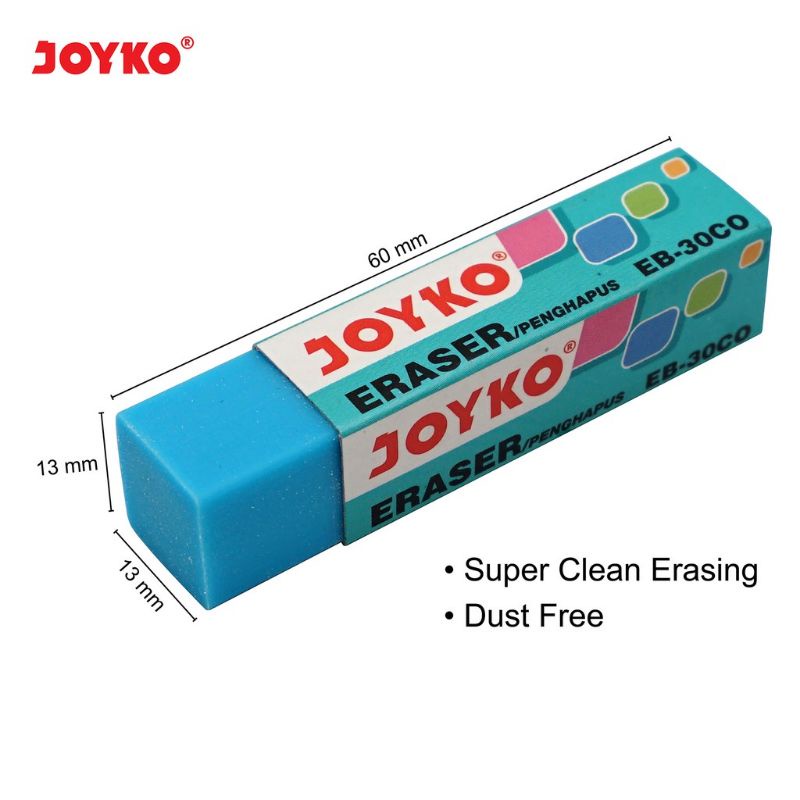 Eraser / Penghapus Joyko EB-30 ER-30W EB30CO Grosir 30pcs