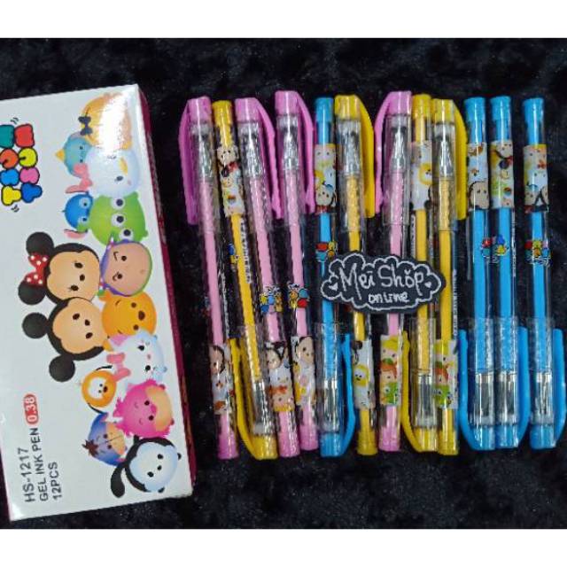 

ISI 12 PCS Pulpen Gel Karakter sumsum LUCU
