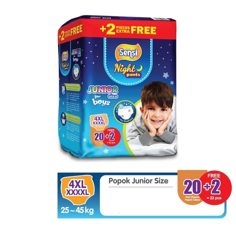 Sensi Junior Night Pants Boy 4XL20