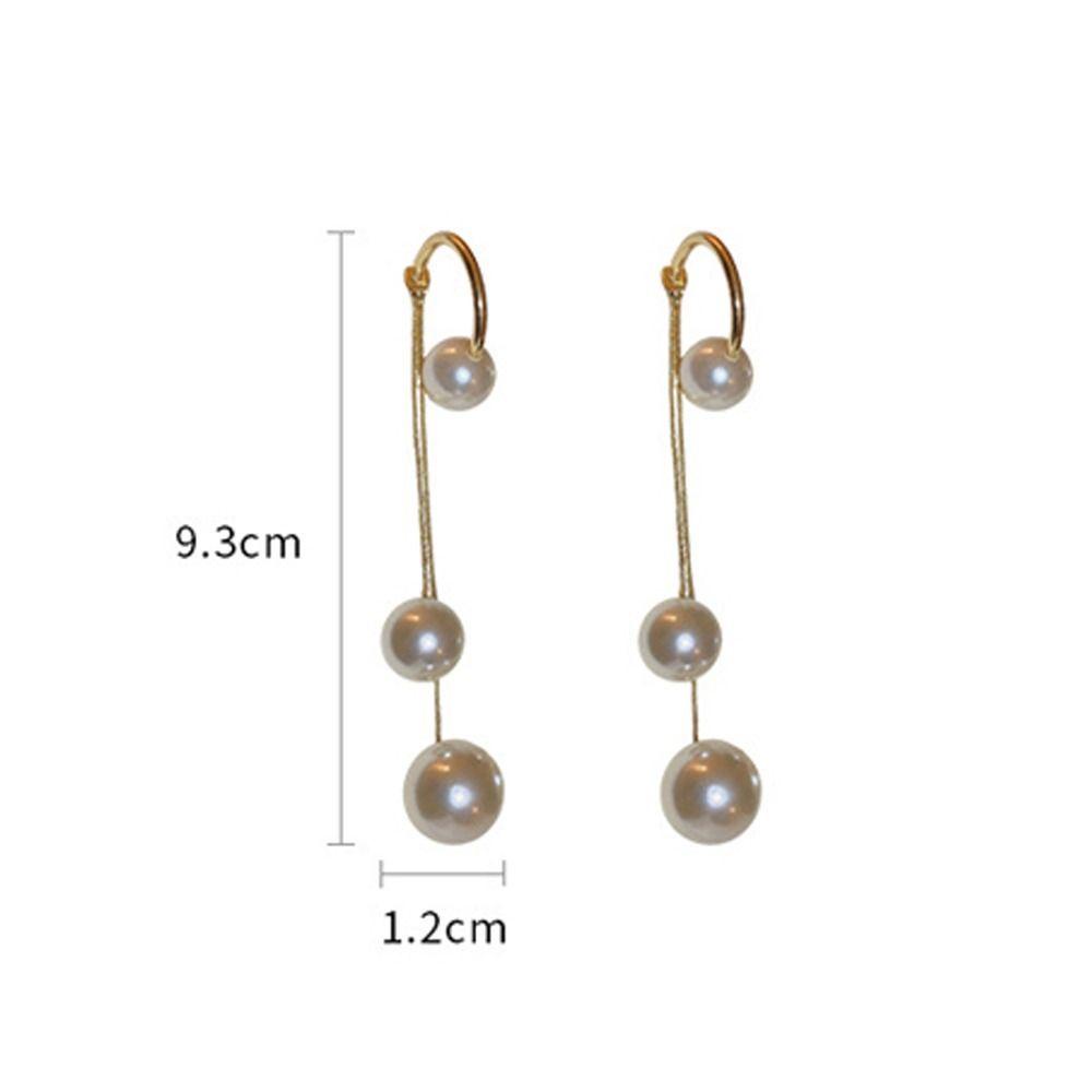 Mxbeauty Wanita Menjuntai Anting Sederhana Vintage Hadiah Pacar Berlian Imitasi Paduan Tembaga Lady Fashion Hoop Earrings