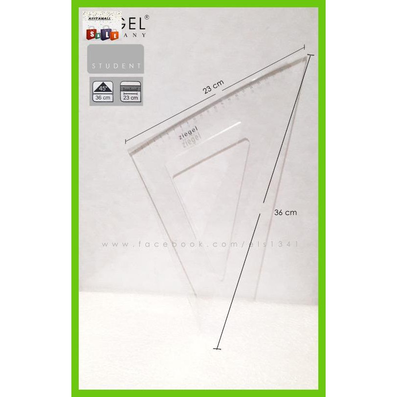 

Silutala- Ziegel Penggaris Segitiga Set -Ori.