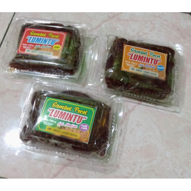 

Paket Sambel Pecel Khas Madiun