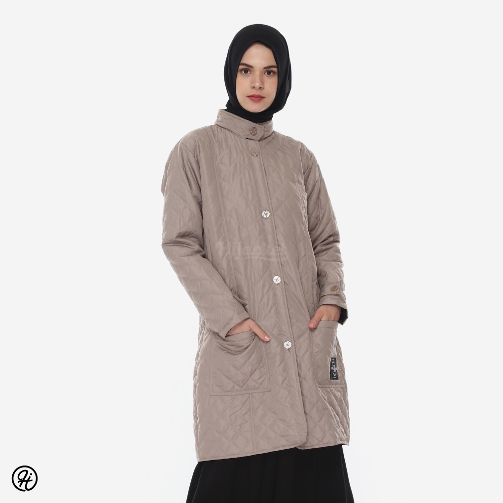 HIJACKET® ORIGINAL BELVA CREAM JAKET WANITA JAKET MUSLIMAH HIJABER PERTAMA DI INDONESIA-3