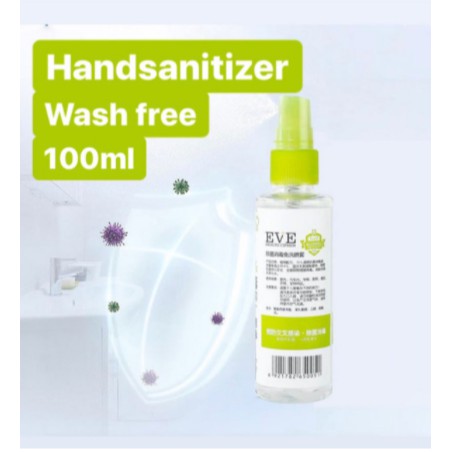 Hand Sanitizer 50ml &amp; 100ml 75% alkohol Wash Free Desinfeksi 99.9% Aman untuk Kulit