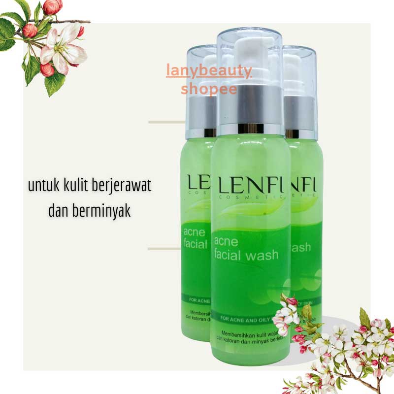 Lenfi Acne Facial Wash untuk kulit berjerawat dan berminyak