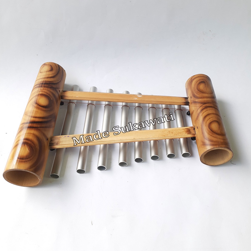 Gamelan Aluminium bambu 29cm Alat musik pukul mini bali