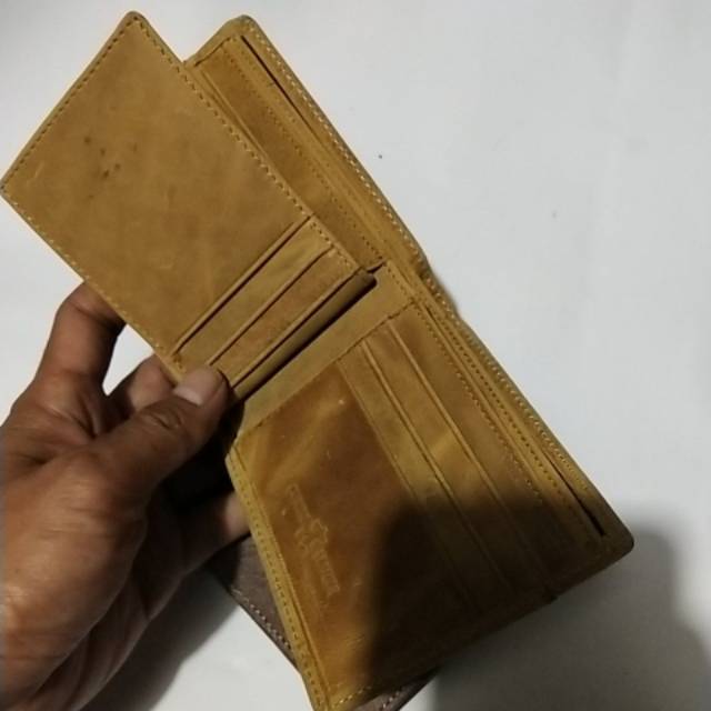 Dompet kulit asli pria lipat  HD 045