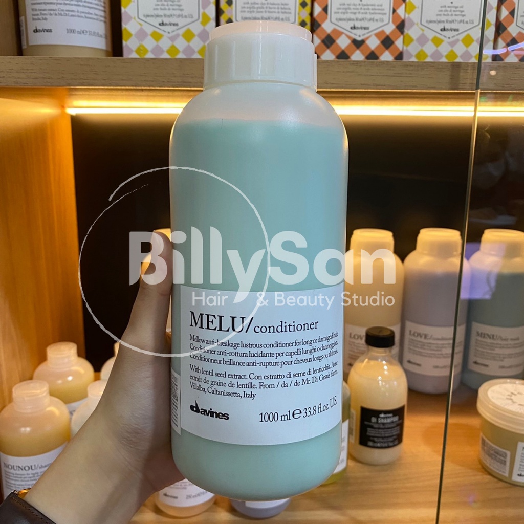 

Davines MELU Conditioner 1000ml. Rambut Panjang, Rapuh, Anti breakage