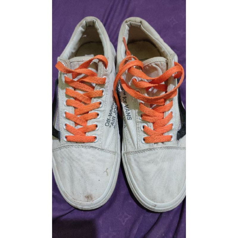 Vans Old school x Off white second bekas preloved
