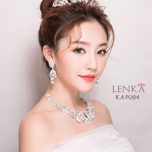 [BISA COD] SET JEWELRY WANITA AKSESORIS PERHIASAN PENGANTIN PESTA KAP024