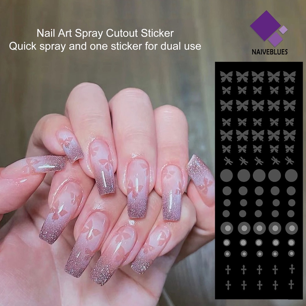 Naiveblue &gt; Stiker Kuku DIY Untuk Nail Art