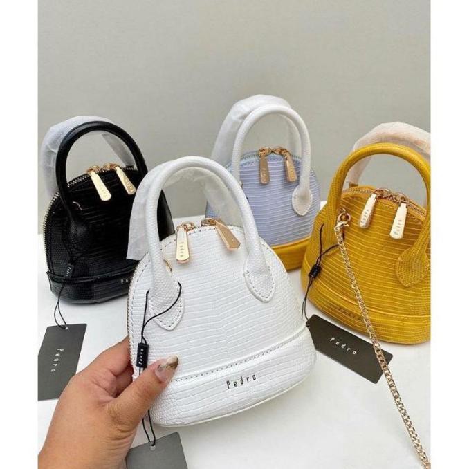 Tas Mini Selempang Fashion Wanita Import / Pedro Mini Lizard - Yellow Djamenashop