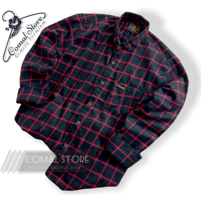 Kemeja Flanel Pria kualitas Premium Lengan Panjang Unisex Exklusif {murah} kemeja flanel wanita-F9