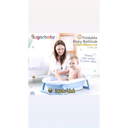 Sugar baby foldable baby bathtub