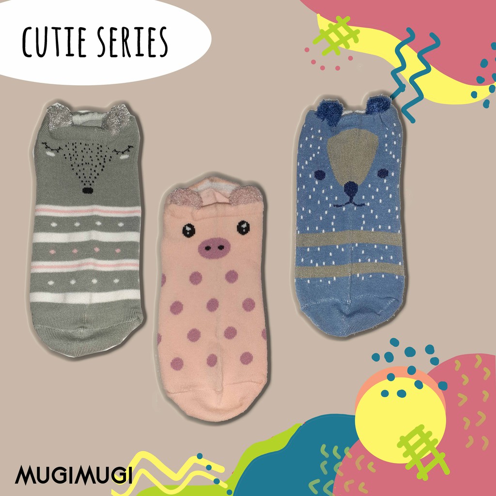  Kaos  Kaki  Cute Series Kaos  Kaki  Dewasa  Karakter  Hewan 