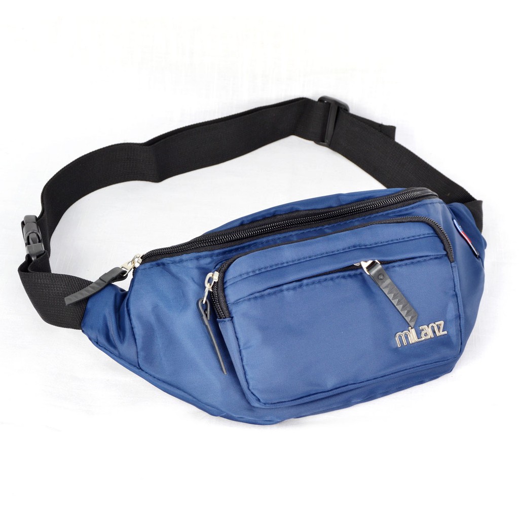 Tas Pinggang - Waistbag Milanz 3 Warna Pria Import 7654-7