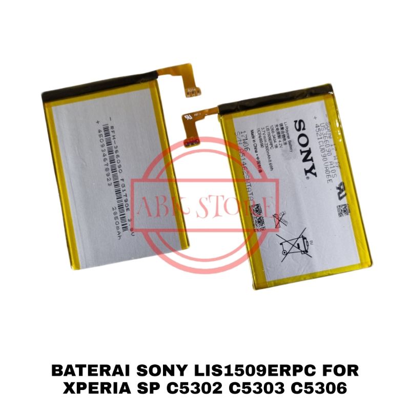 BATRE BATERAI BATTERY SONY XPERIA SP C5302 C5303 C5306 LIS1509ERPC ORI