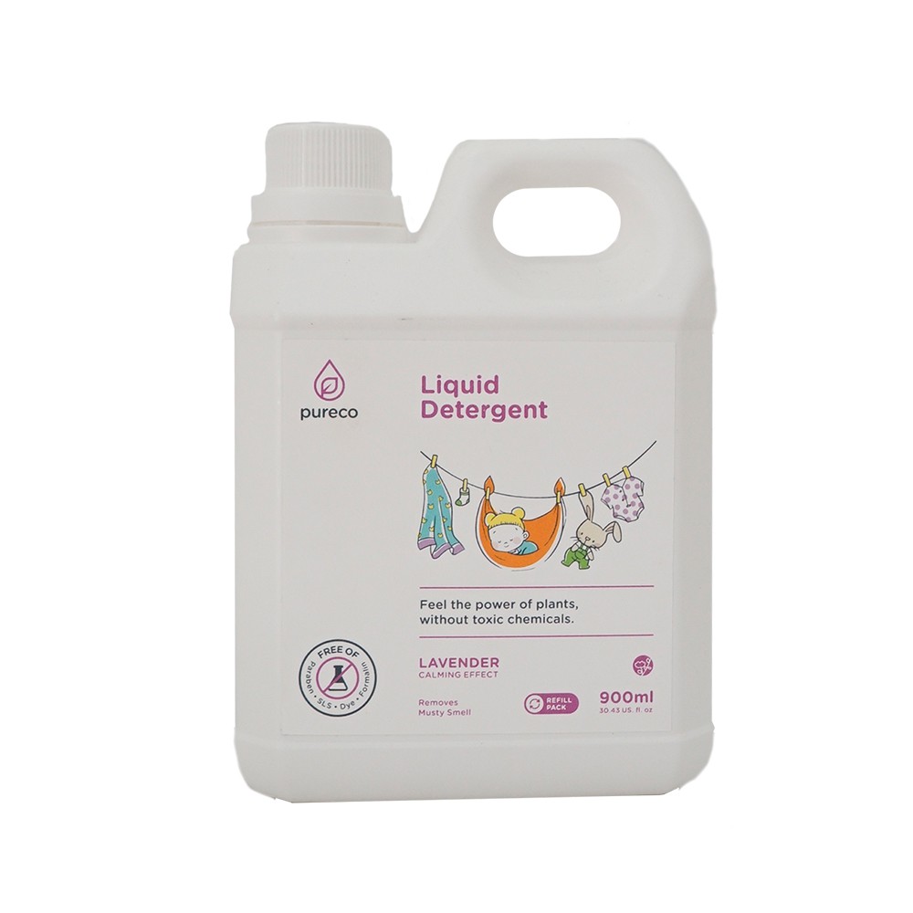 Pureco Laundry Liquid Detergent Refill Size 900 ml