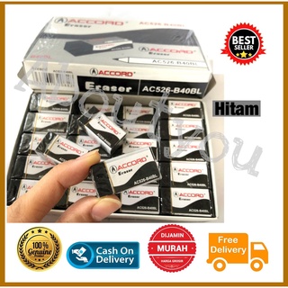 OBRAL Penghapus eraser karet HITAM 4B pensil kecil Boxy murah bersih premium