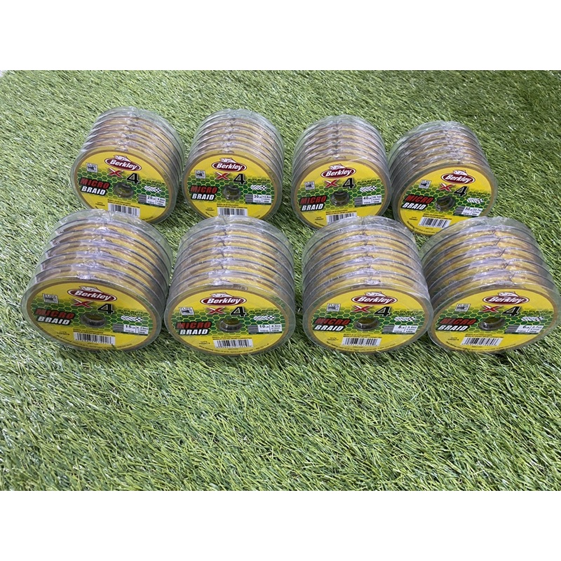 BENANG PE BERKLEY MICRO BRAID X4 CONNECTED GREEN PER 100 METER
