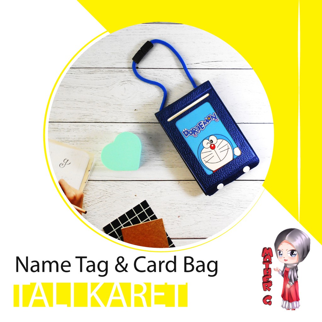 

Name Tag Holder & Card Bag Tali Karet | Bisa 4 Slot Kartu | Kualitas IMPORT - MOTHER G