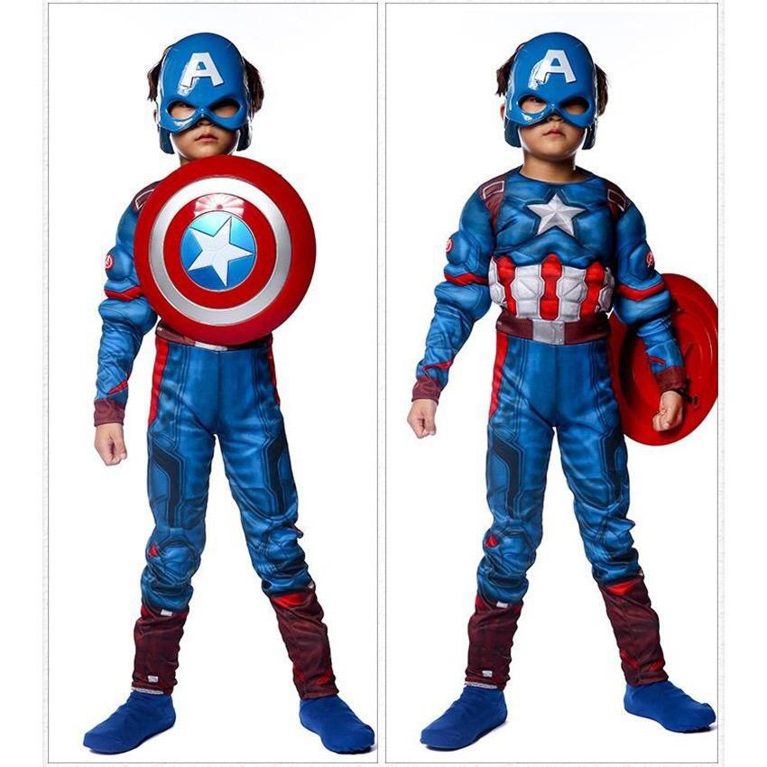 Kostum captain america costume kapten america anak costum kapten amerika custom baju kapiten