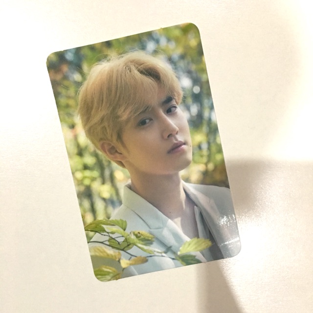 EXO Elyxion Suho Photocard from Fidget Spinner