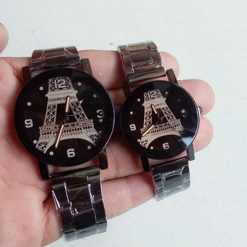 jam tangan couple free box dan battery cadangan