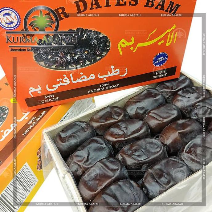 

Silahkan Order Kurma Bam Madu Anggur Premium Amir Date 650 Gram