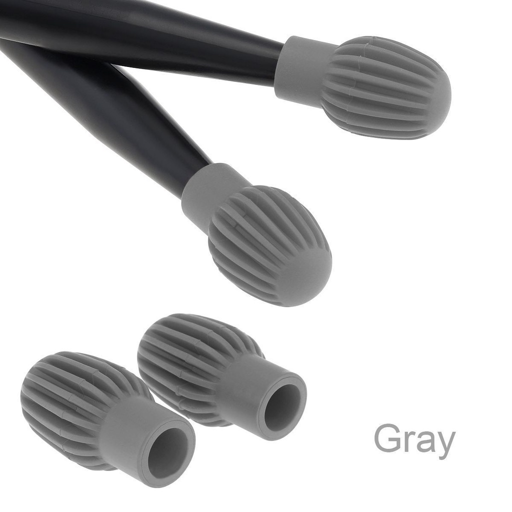 2 Pcs Kepala Stik Drum Bahan Karet Silikon Untuk Latihan Pemula