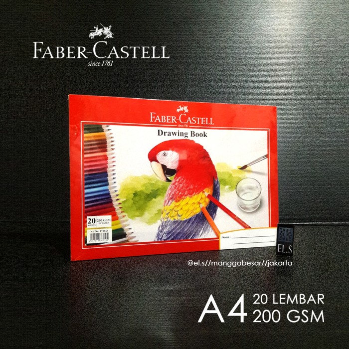 

Sketsagambar- Faber Castell Drawing Book A4 (Buku Gambar) -Buku-Gambar-Sketsa.