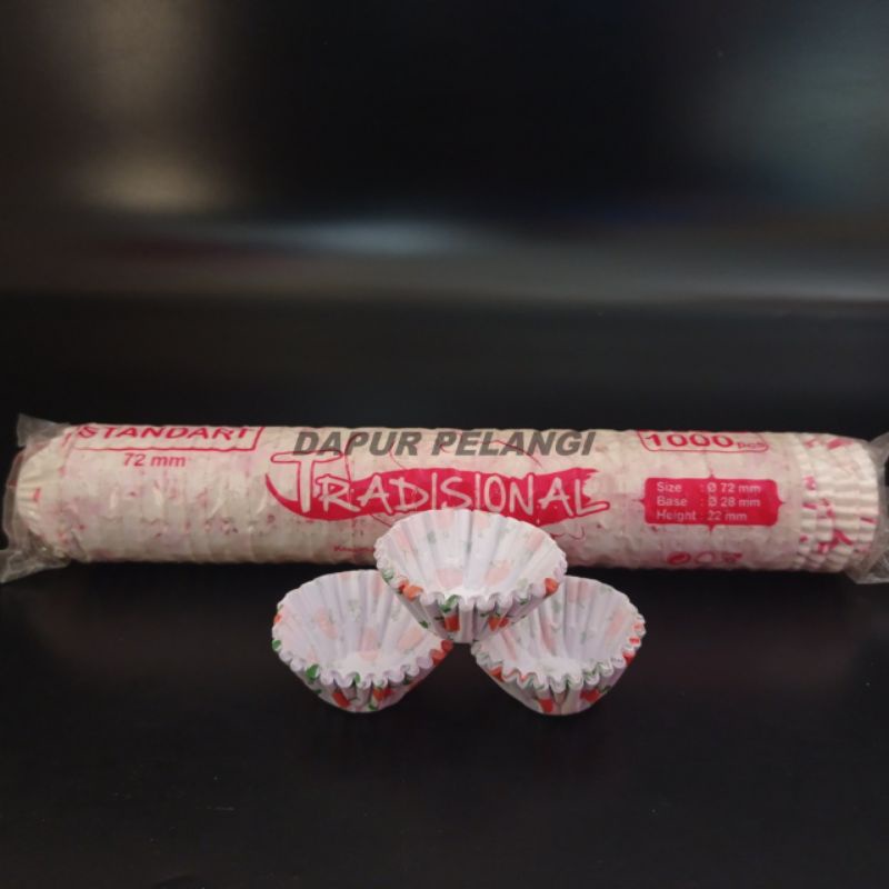 Cup Kertas/Cup Kue/Cup Kukus/Cup Kue Tradisi 7 Warna