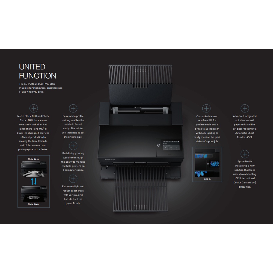 Printer Foto Epson SC-P903 SCP903 P903 A2 17 Inci peganti SC-P807